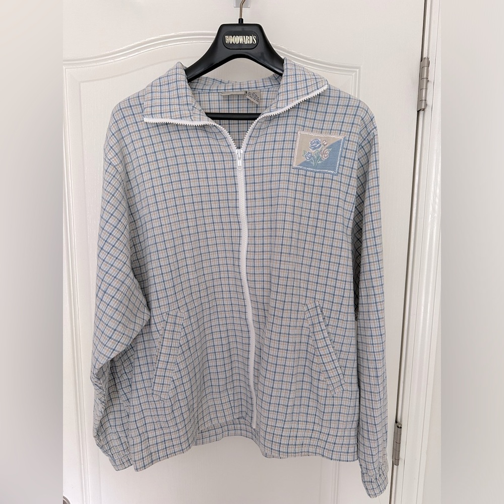 Rare Vintage KORET City Blues Zip Up Jacket (size medium)